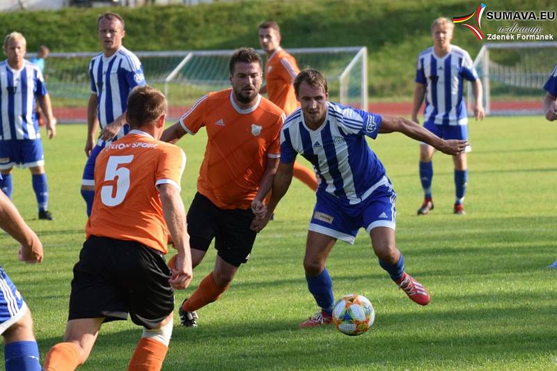 Fotbalová I.A třída: Vimperk - Sousedovice 2:0.