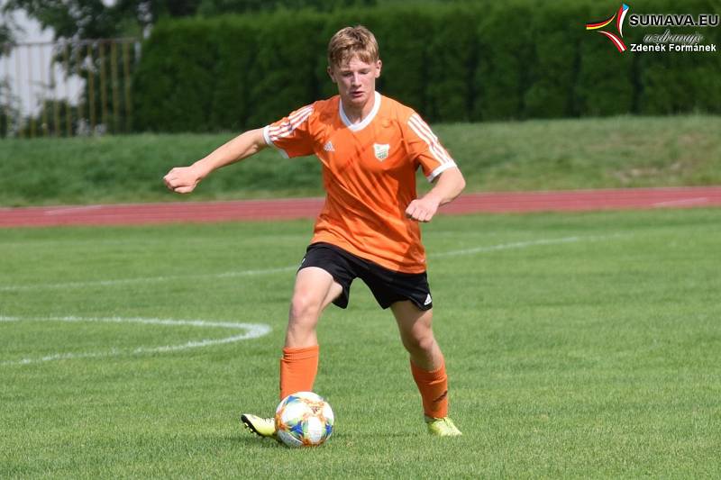 Fotbalový KP staršího dorostu: Vimperk - Hradiště / Písek B 5:0.