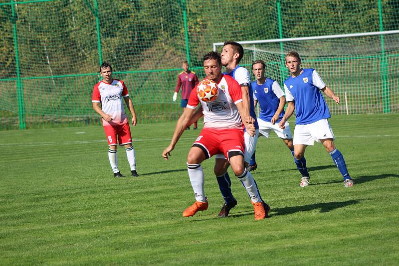 Fotbalový kraj: Lažiště - Třeboň 1:1.