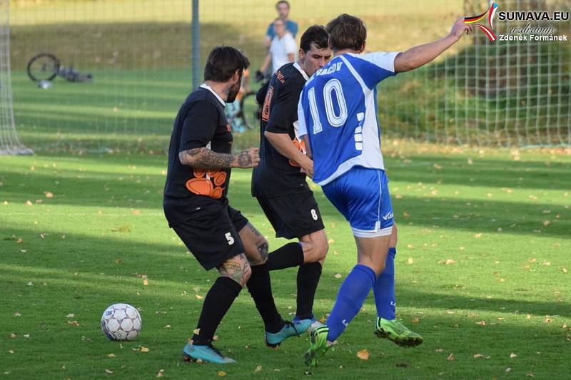 Fotbalový OP Prachaticka: Vacov B - Volary 5:2.