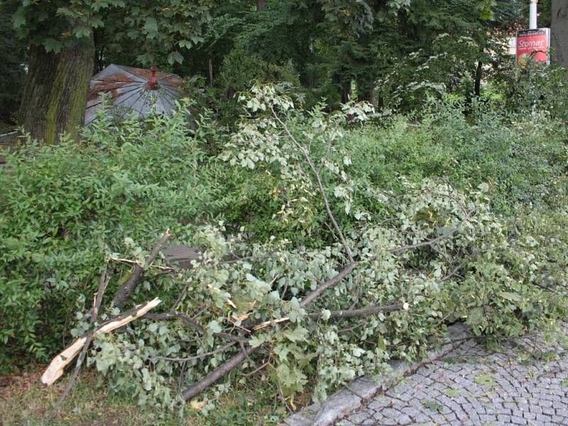 Štěpánčin park v Prachaticích.