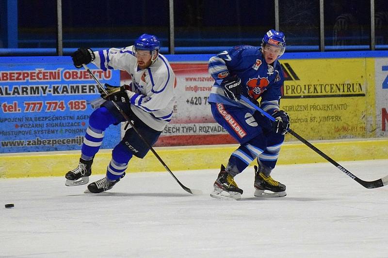 Dohrávka KL hokejistů: HC Vimperk - OLH Soběslav 4:7.