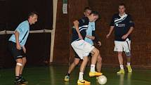 V sobotu 17. ledna se ve sportovní hale v Prachaticích odehrály zápasy krajského finále Českého poháru futsal sálové kopané. Foto z utkání Strabag  PT – FC Tex Color.