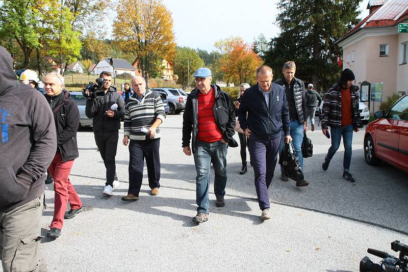 Výbuch v Lenoře zdemoloval obytný dům. Foto: Deník/Stanislav Falář