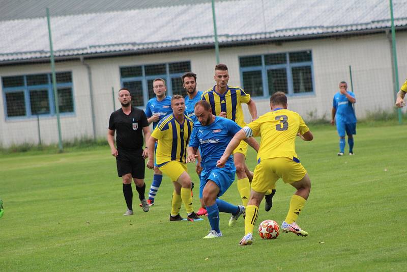 Fotbalová I.B třída: Čkyně - Bavorov 3:0.