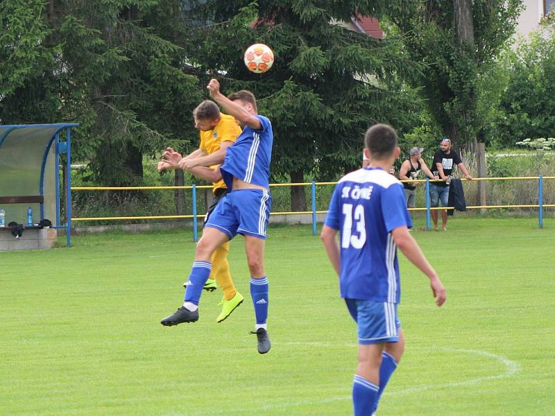 Fotbalová příprava: Čkyně - Kovářov 4:2.