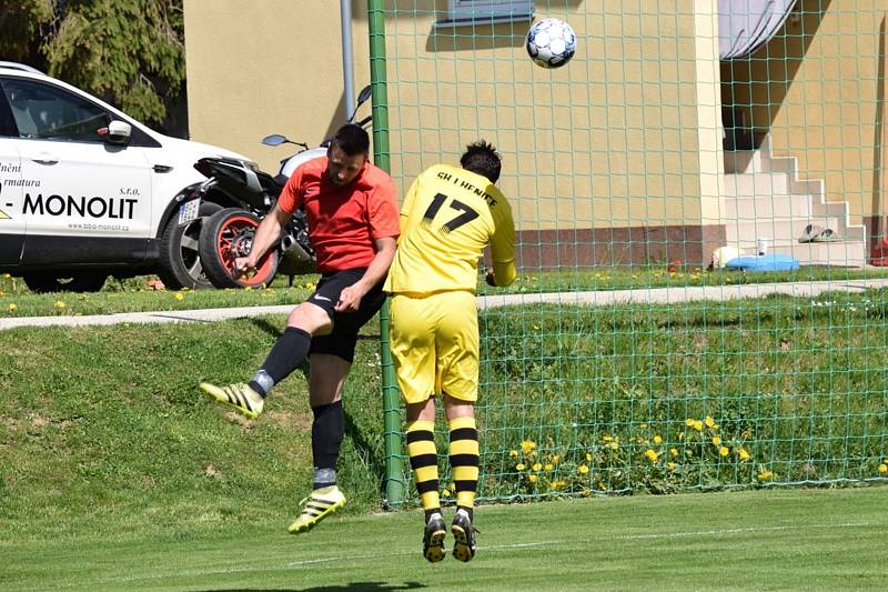 Fotbalová I.B třída: Vacov - Lhenice 1:1 (0:0).