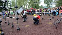 Veřejné parkourové hřiště otevřeli v pondělí 4. září ve Volarech.