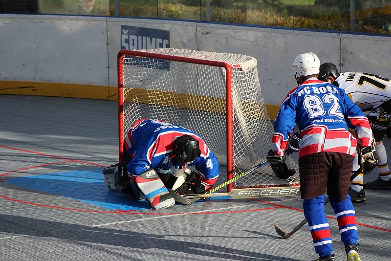 Hokejbalová II. liga jih: HBC Prachatice B - HBC Rosa ČB 5:2.