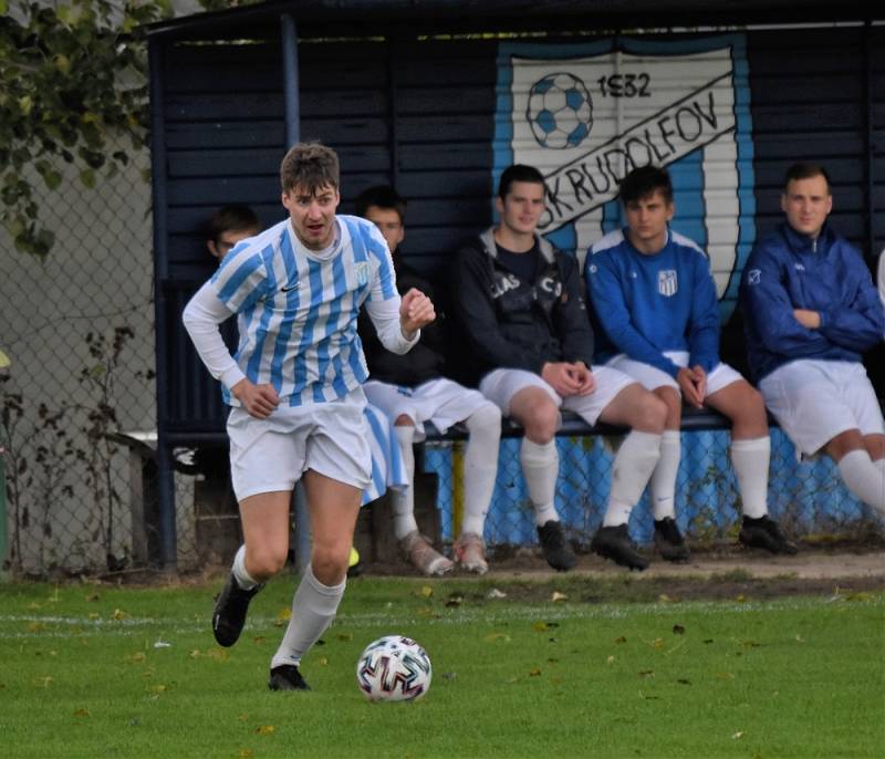 Fotbalový KP: SK Rudolfov - Tatran Prachatice 3:0 (0:0).