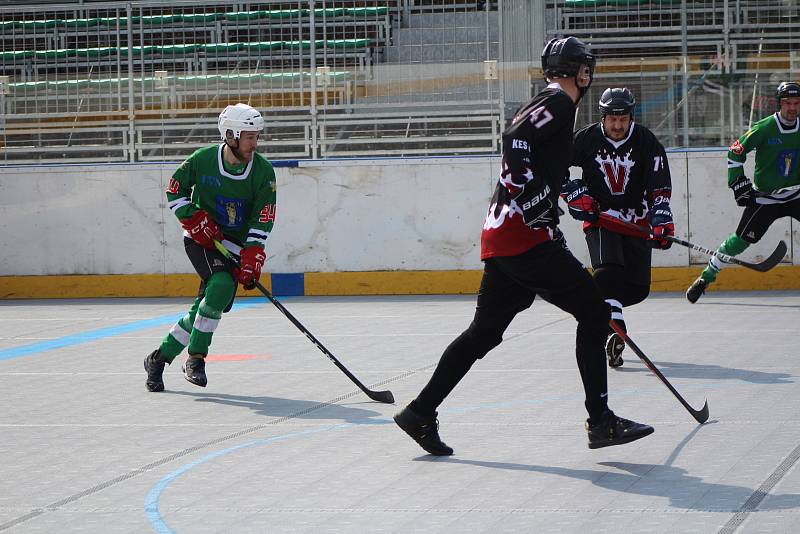 II. liga hokejbalistů: Flames Volary - Nová Včelnice 5:4.