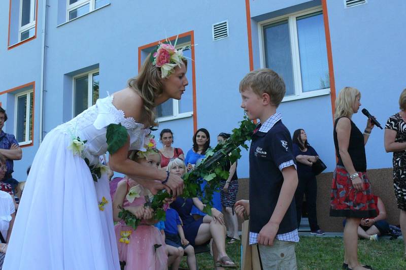 Budoucí školáci se loučili s mateřskou školou v Zahradní ulici.