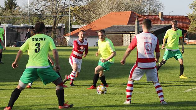 Dohrávka fotbalové I.B třídy: Lhenice - Stachy 4:0 (3:0).