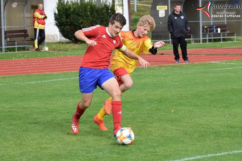 KP starších žáků: Vimperk - Meteor Tábor / Větrovy 13:1.