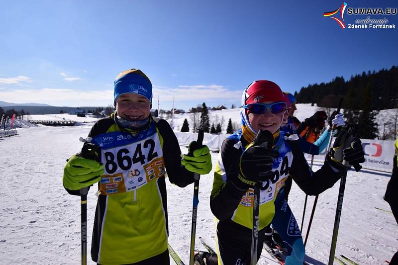 Šumava o víkendu žila dalším ročníkem Šumavského skimaratonu.