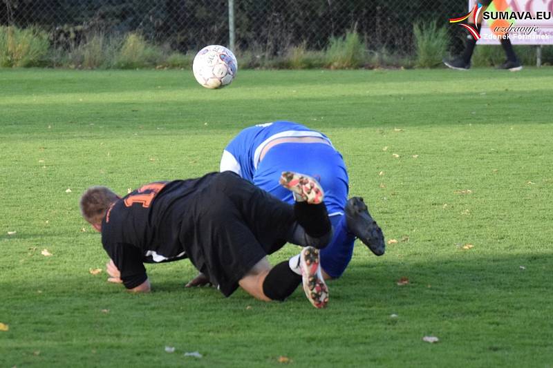 Fotbalový OP Prachaticka: Vacov B - Volary 5:2.