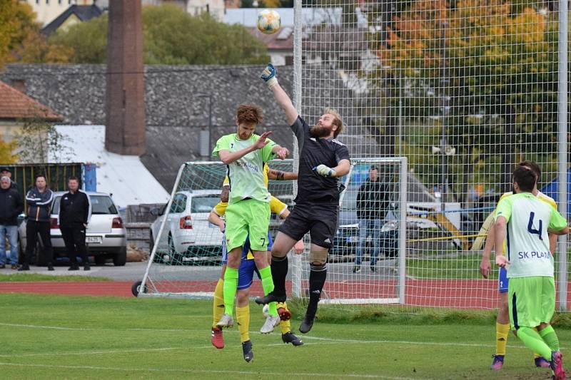 Fotbalová I.A třída: Šumavan Vimperk - SK Planá 1:0 (1:0).