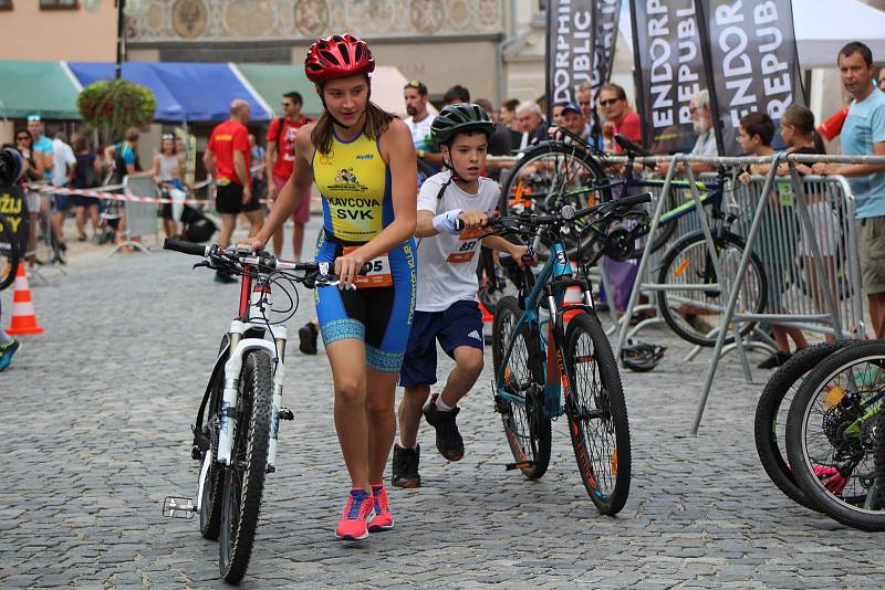 Předehrou evropskému šampionátu xterra triatlonu v Prachaticích byly závody dětí.