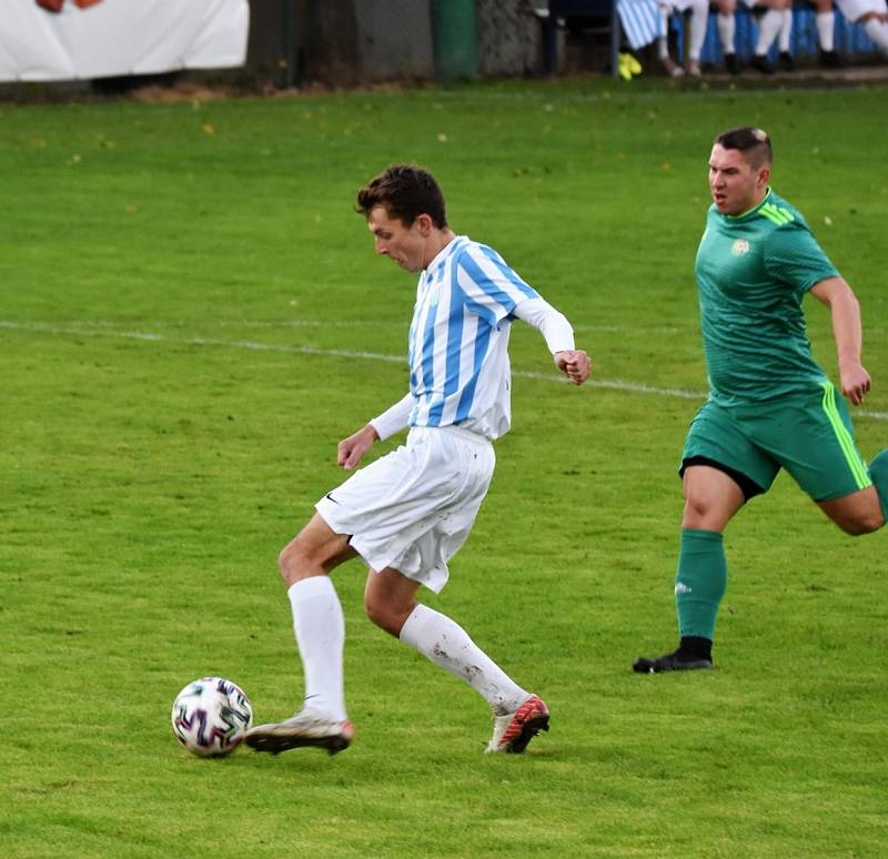 Fotbalový KP: SK Rudolfov - Tatran Prachatice 3:0 (0:0).