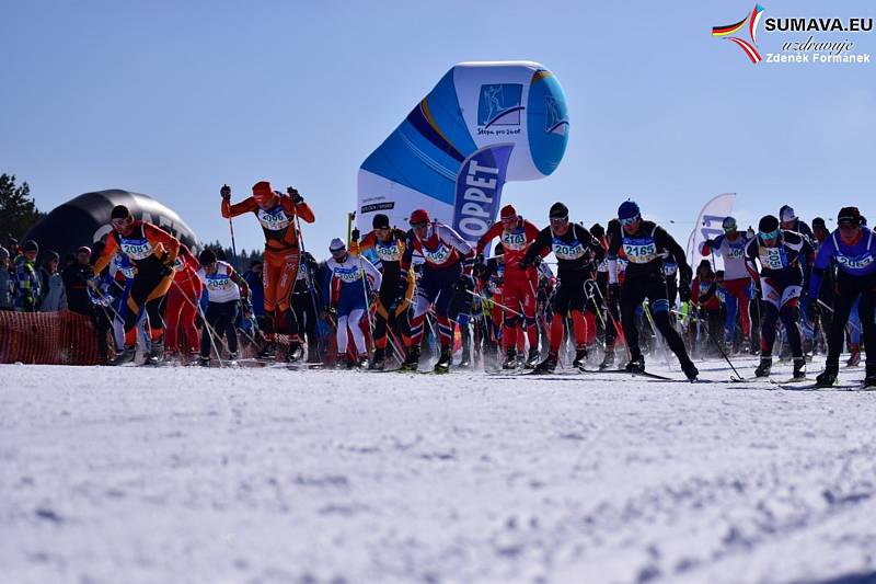 Šumava o víkendu žila dalším ročníkem Šumavského skimaratonu.