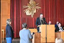 Z ustavujícího zasedání zastupitelstva města Příbram 17. října 2022. .