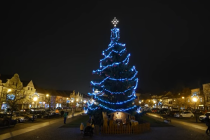Rozsvícení vánočního stromu v Berouně.