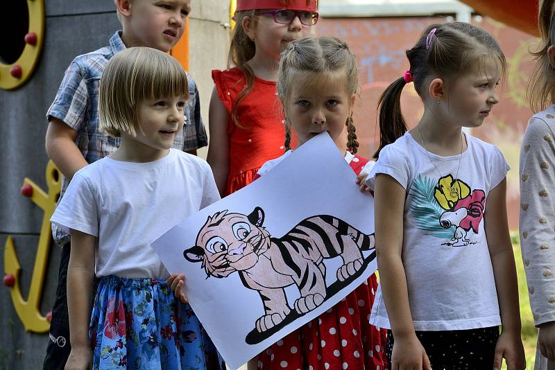 Ze slavnostního rozloučení s předškoláky v Mateřské škole Sluníčko v Berouně.