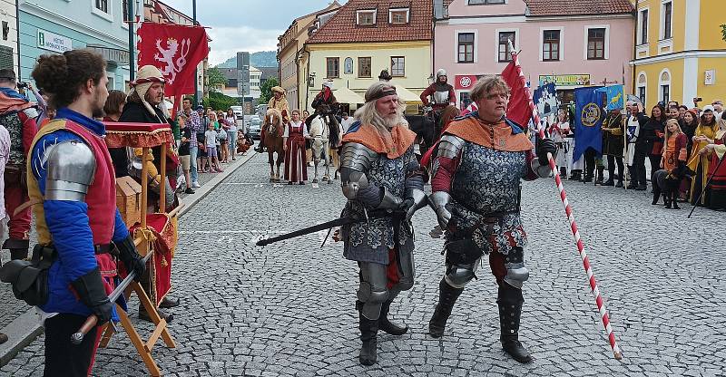 Průvod vévody Štěpána II. Bavorského dorazil do Berouna.