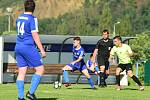 Fotbalová I. B třída: Králův Dvůr B - Hořovicko B 7:1. V derby rezerv byli lepší Cábelíci (v zeleném).