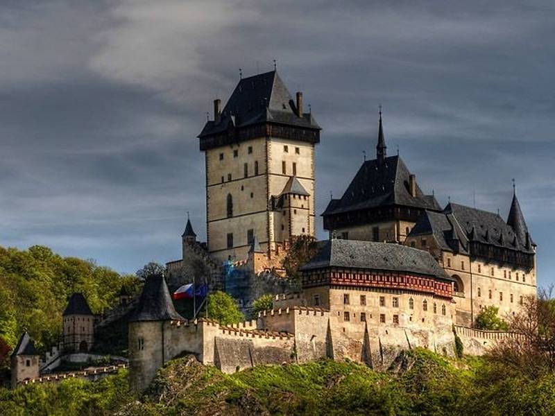 Hrad Karlštejn.