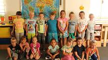 Děti v Mateřské škole v Hostomicích: třída Modrásci.