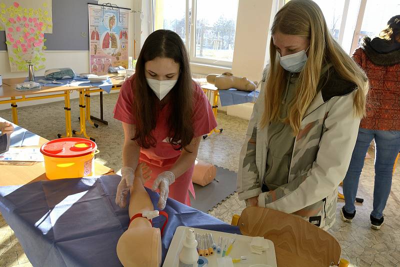 Ze dne otevřených dveří Střední zdravotnické školy Beroun