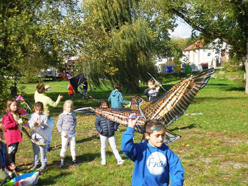 Drakiáda v režii školní družiny z berounského Závodí.