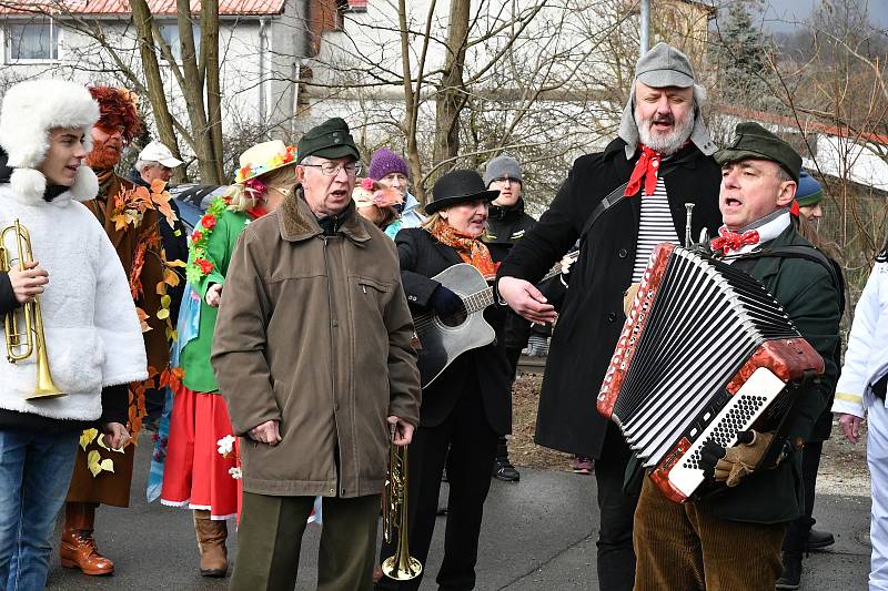 Z masopustu v Zadní Třebani.