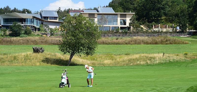 Z mistrovského turnaje golfového klubu v Berouně.