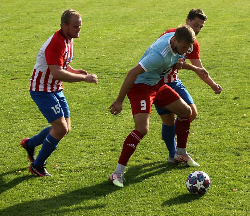 ČLU Beroun vs. Klatovy (v modrém).