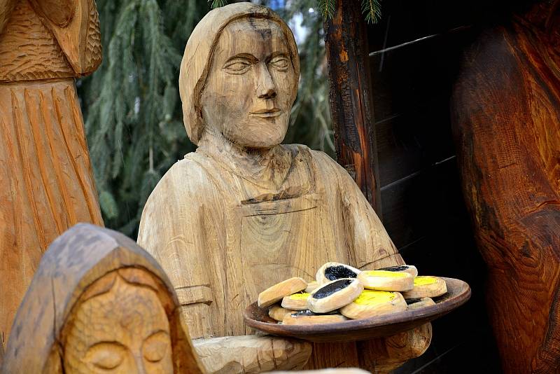 Advent na Husově náměstí v Berouně.