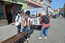 Z výstavy návrhů rekonstrukce Muzea Českého krasu v Berouně studentů architektury na ČVUT v Praze.