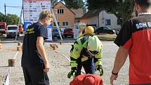 Z hasičské soutěže 'Toughest Firefighter Alive - Nejtvrdší hasič přežije' v Broumech.