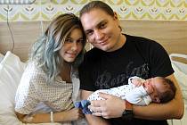 Prvním miminkem Berounska je Heliodor Sýkora. Rodina přesto žije v Rokycanech.