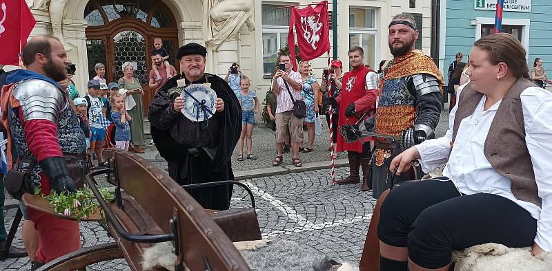 Průvod vévody Štěpána II. Bavorského dorazil do Berouna.