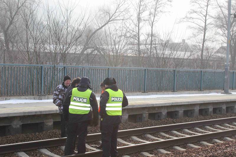 Tragická nehoda na železniční trati v Popovicích u Berouna