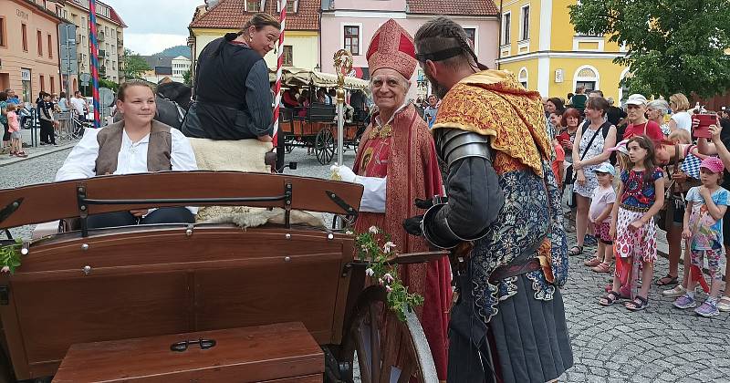 Průvod vévody Štěpána II. Bavorského dorazil do Berouna.