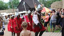 Na Točníku se po oba sváteční dny konaly tradiční dobové slavnosti, které se tentokrát nesly v duchu doby císaře Rudolfa II.