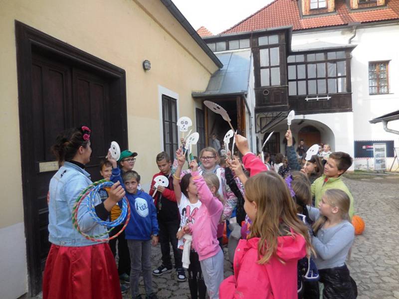 Halloweenské odpoledne v Muzeu Českého krasu.