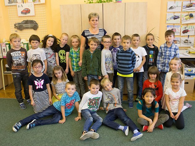 Prvňáčci ze 2. základní školy Hořovice ve školním roce 2019/2020.