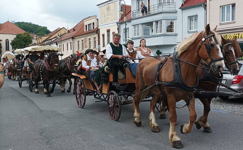 Průvod vévody Štěpána II. Bavorského dorazil do Berouna.