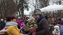 Lávka v Hořovicích přes Červený potok byla slavnostně pokřtěna.