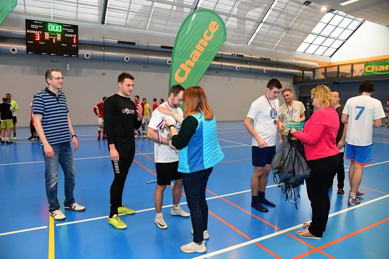 Ze 14. ročníku turnaje Chance press cup neboli mistrovství republiky novinářských týmů ve futsale.