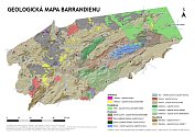 Geologická mapa Barrandienu.